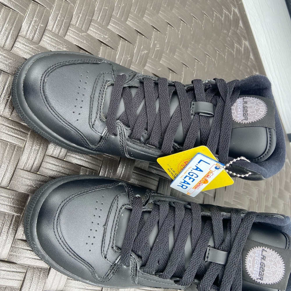 Sketchers - LA Gear, slim high tops slammer shoes size 6.5; NEW, never worn